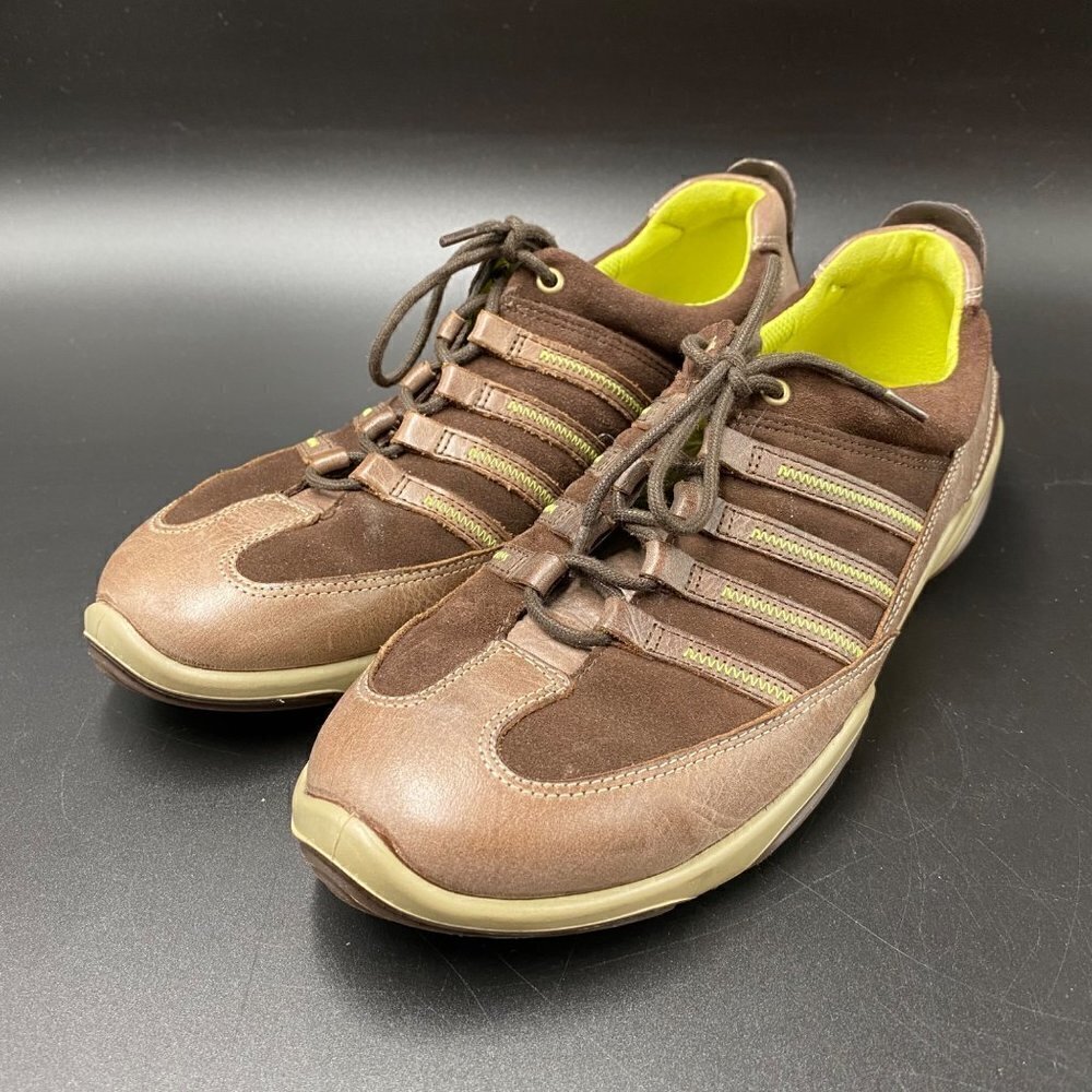 Ecco Oxford Leather Suede Casual Comfort Sneakers Women's Size 40/U.S. 9